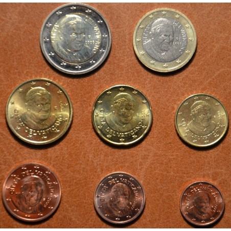 eurocoin eurocoins Vatican 2008 set of 8 eurocoins (UNC w/o folder)