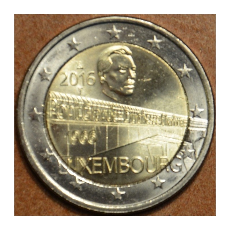 Euromince mince 2 Euro Luxembursko 2016 - Most veľkovojvodkyne Char...