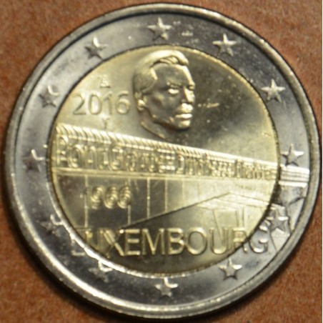 euroerme érme 2 Euro Luxemburg 2016 - Charlotte nagyhercegnő hídja ...