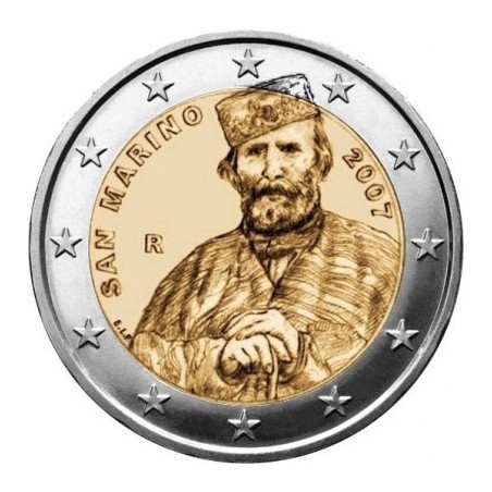 euroerme érme 2 Euro San Marino 2007 - Giuseppe Garibaldi születésé...