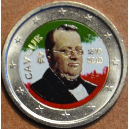 euroerme érme 2 Euro Olaszország 2010 - Camilio Cavour Benso gróf s...