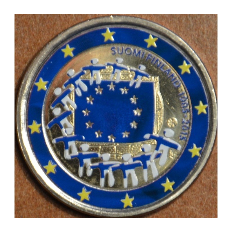 Euromince mince 2 Euro Fínsko 2015 - 30 rokov Europskej vlajky II. ...