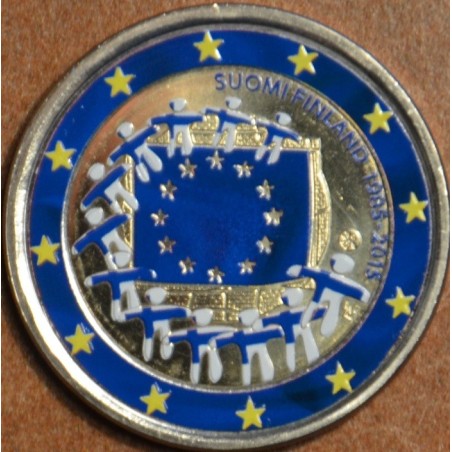 eurocoin eurocoins 2 Euro Finland 2015 - 30 years of European flag ...