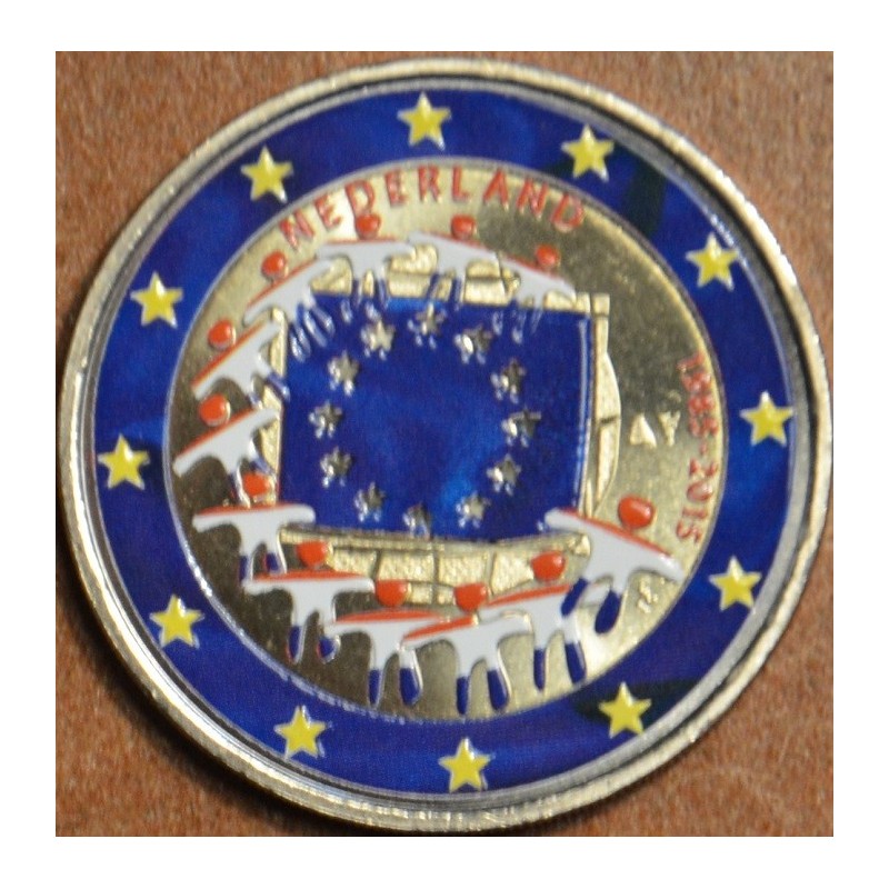 euroerme érme 2 Euro Hollandia 2015 - Az európai lobogó 30 éve II. ...