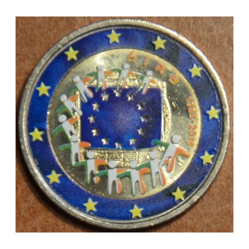 Euromince mince 2 Euro Írsko 2015 - 30 rokov Europskej vlajky II. (...