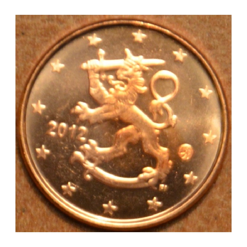 Euromince mince 1 cent Fínsko 2012 (UNC)