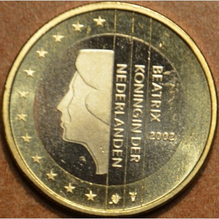 Euromince mince 1 Euro Holandsko 2002 - Kráľovná Beatrix (UNC)