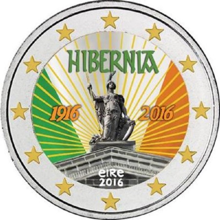 Euromince mince 2 Euro Írsko 2016 - 100 rokov od Veľkonočného povst...