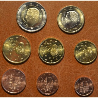 eurocoin eurocoins Set of 8 coins Spain 2016 (UNC)