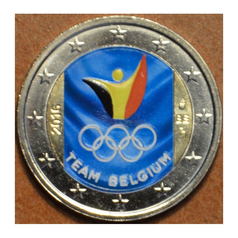 Euromince mince 2 Euro Belgicko 2016 - Olympijský team Belgicka II....