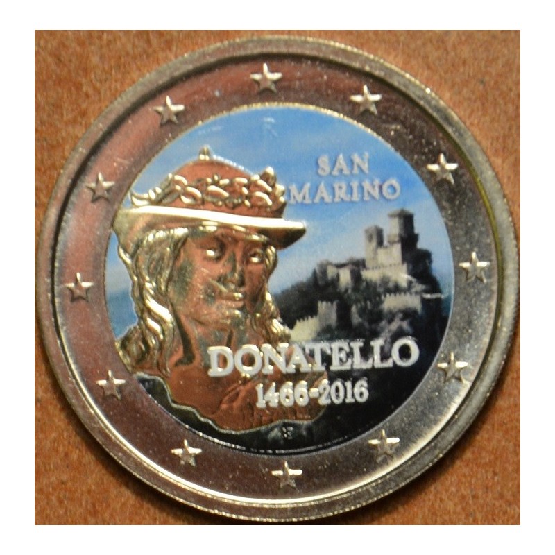 euroerme érme 2 Euro San Marino 2016 - Donatello halálának 550. évf...