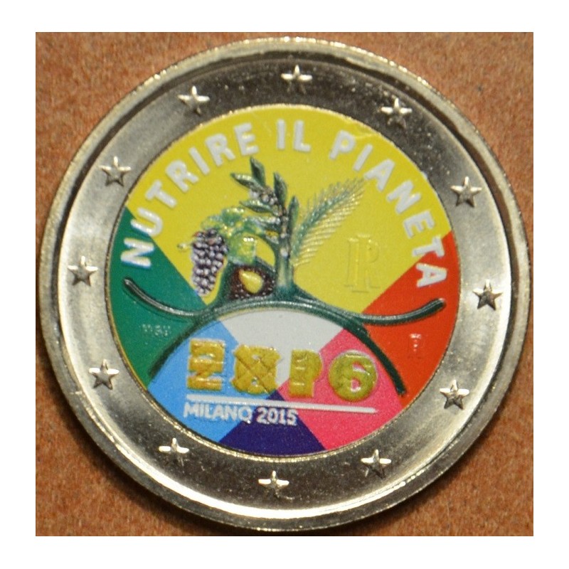 Euromince mince 2 Euro Taliansko 2015 - EXPO Milano 2015 III. (fare...