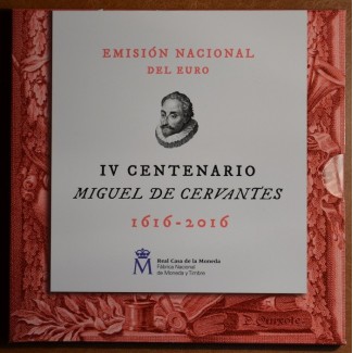 Euromince mince Sada 9 španielskych mincí 2016 (BU)