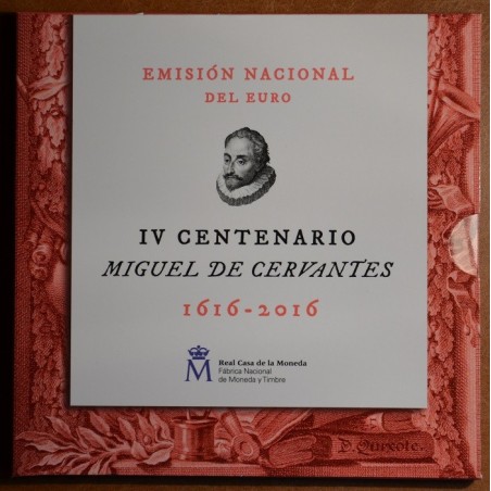 euroerme érme Hivatalos 9 részes spanyol forgalmi sor 2016 (BU)