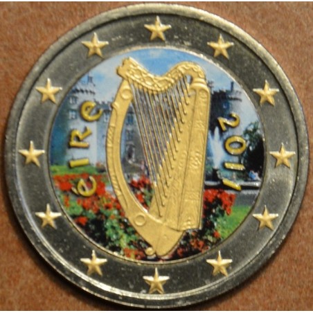 eurocoin eurocoins 2 Euro Ireland 2011 (colored UNC)