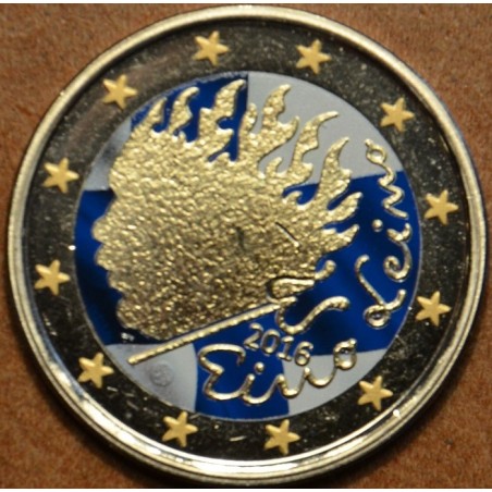 Euromince mince 2 Euro Fínsko 2016 - Eino Leino (farebná UNC)