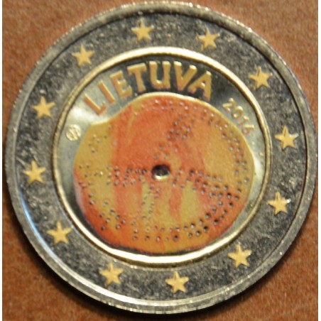 eurocoin eurocoins 2 Euro Lithuania 2016 - Baltic culture (colored ...