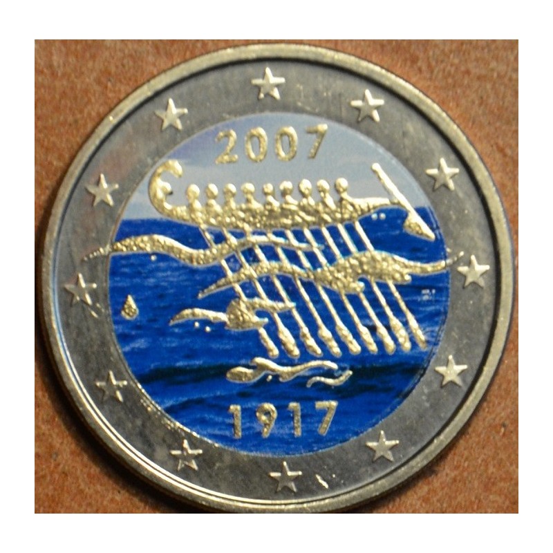 Euromince mince 2 Euro Fínsko 2007 - 90. výročie nezávislosti Fínsk...