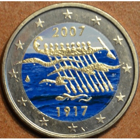 eurocoin eurocoins 2 Euro Finland 2007 - 90th Anniversary of Finlan...