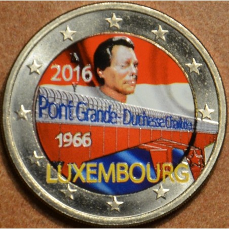 euroerme érme 2 Euro Luxemburg 2016 - Charlotte nagyhercegnő hídja ...
