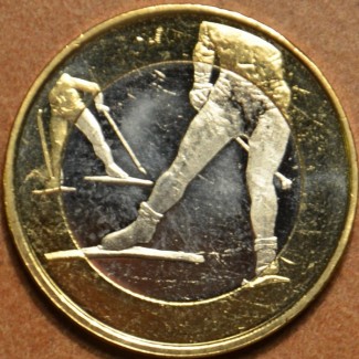 Euromince mince 5 Euro Fínsko 2016 - Beh na lyžiach (UNC)