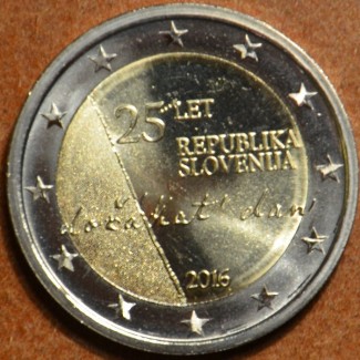 Euromince mince 2 Euro Slovinsko 2016 - 25. výročie nezávislosti Sl...