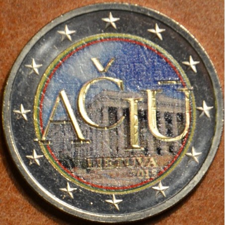 Euromince mince 2 Euro Litva 2015 - Aciu: litovský jazyk V. (farebn...