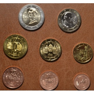 Euromince mince Sada 8 rakúskych mincí 2015 (UNC)