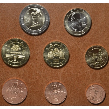 eurocoin eurocoins Set of 8 coins Austria 2013 (UNC)