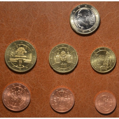 euroerme érme 7 részes forgalmi sor Ausztria 2009 (UNC)