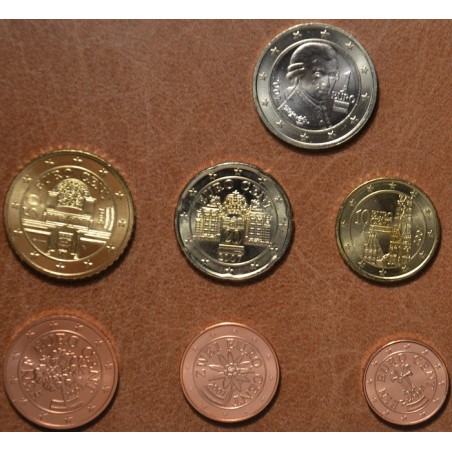 euroerme érme 7 részes forgalmi sor Ausztria 2007 (UNC)
