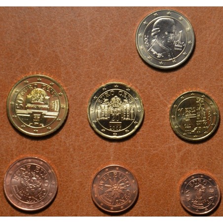 eurocoin eurocoins Set of 7 coins Austria 2005 (UNC)