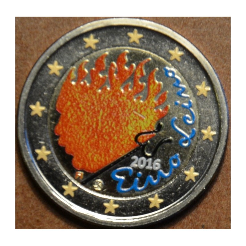 Euromince mince 2 Euro Fínsko 2016 - Eino Leino IV. (farebná UNC)