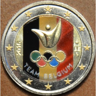 Euromince mince 2 Euro Belgicko 2016 - Olympijský team Belgicka III...