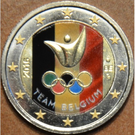 euroerme érme 2 Euro Belgium 2016 - Belgium olimpiai csapata III. (...