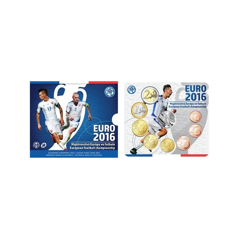 Euromince mince Súbor 8 Slovenských mincí 2016 EURO