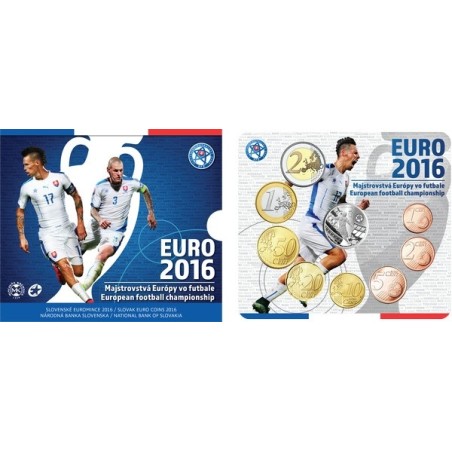 Euromince mince Súbor 8 Slovenských mincí 2016 EURO