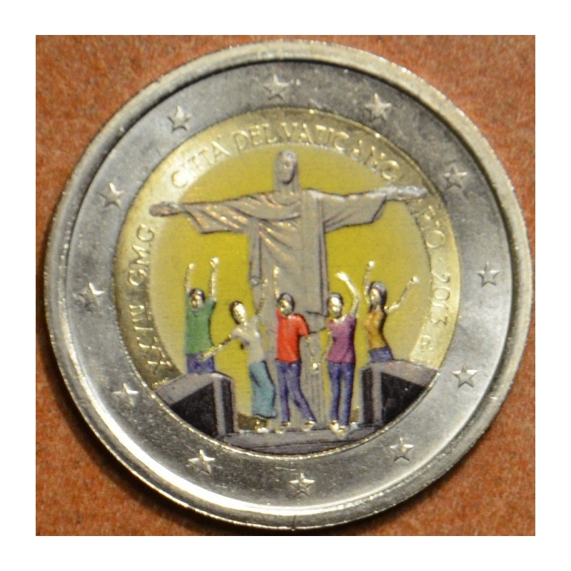 eurocoin eurocoins 2 Euro Vatican 2013 - 28. World Youth day - Rio ...
