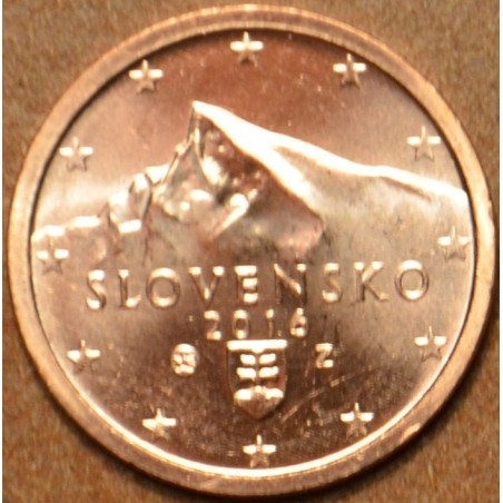 Euromince mince 1 cent Slovensko 2016 (UNC)
