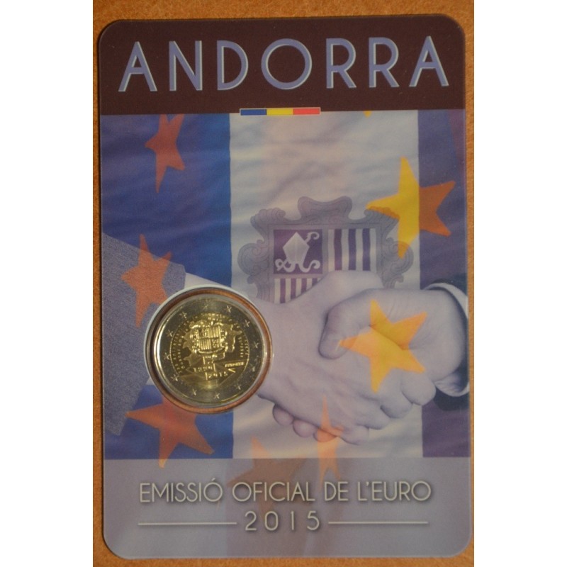 Euromince mince 2 Euro Andorra 2015 - 25. výročie colnej dohody s E...