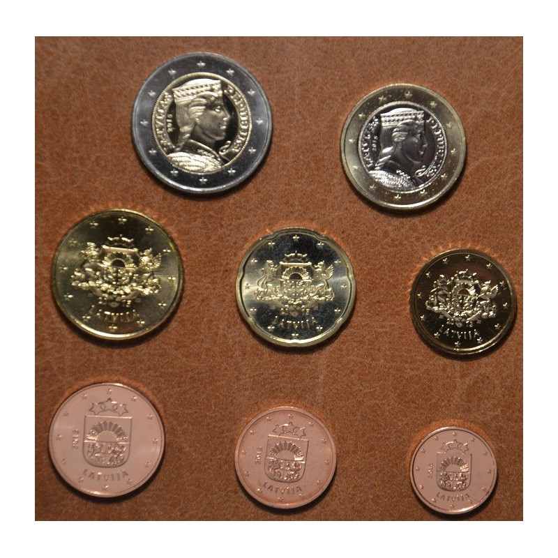 eurocoin eurocoins Latvia 2016 set of 8 eurocoins (UNC)