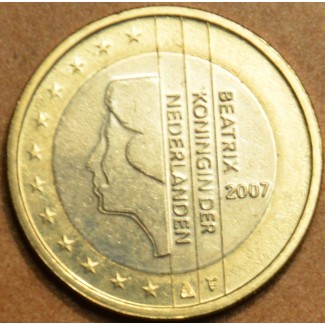 Euromince mince 1 Euro Holandsko 2007 - Kráľovná Beatrix (UNC)