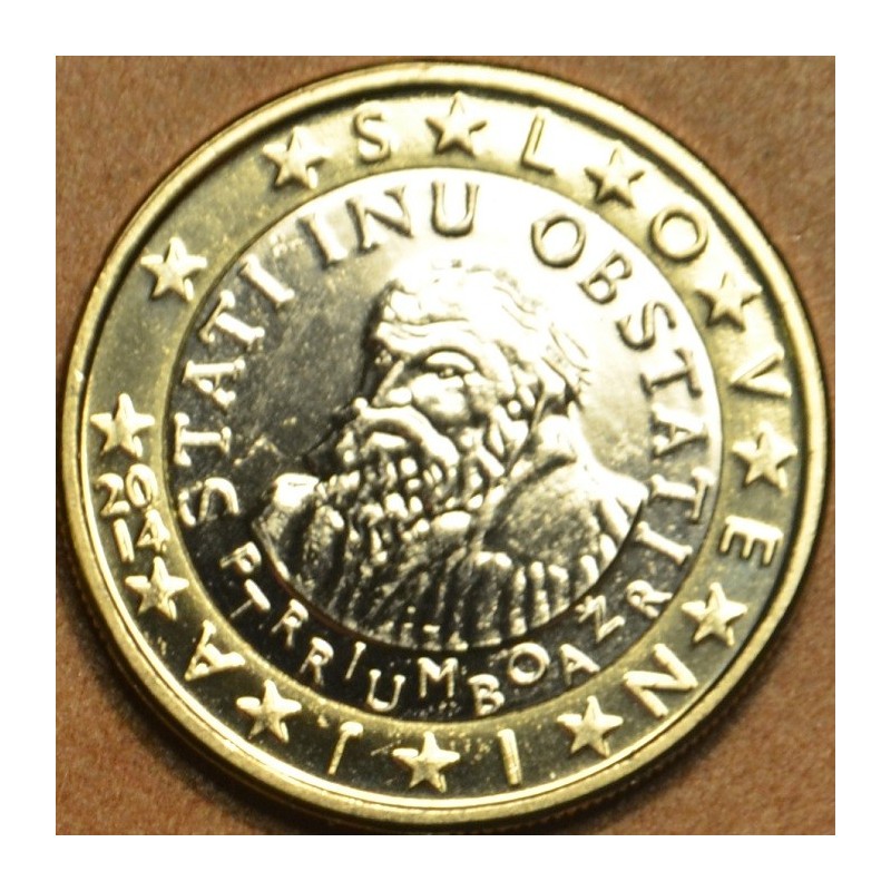 Euromince mince 1 Euro Slovinsko 2014 (UNC)