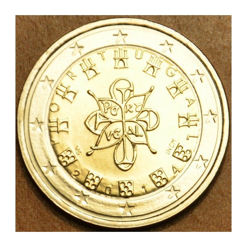 Euromince mince 2 Euro Portugalsko 2014 (UNC)