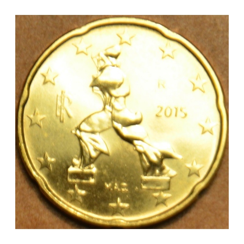 Euromince mince 20 cent Taliansko 2015 (UNC)