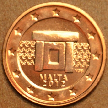 eurocoin eurocoins 1 cent Malta 2012 (UNC)