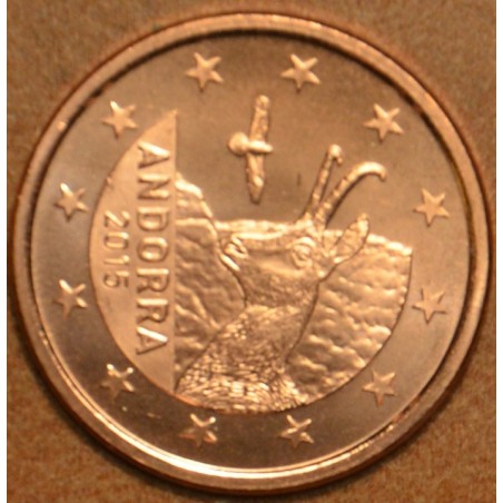 eurocoin eurocoins 1 cent Andorra 2015 (UNC)