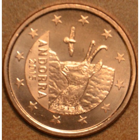 euroerme érme 1 cent Andorra 2015 (UNC)