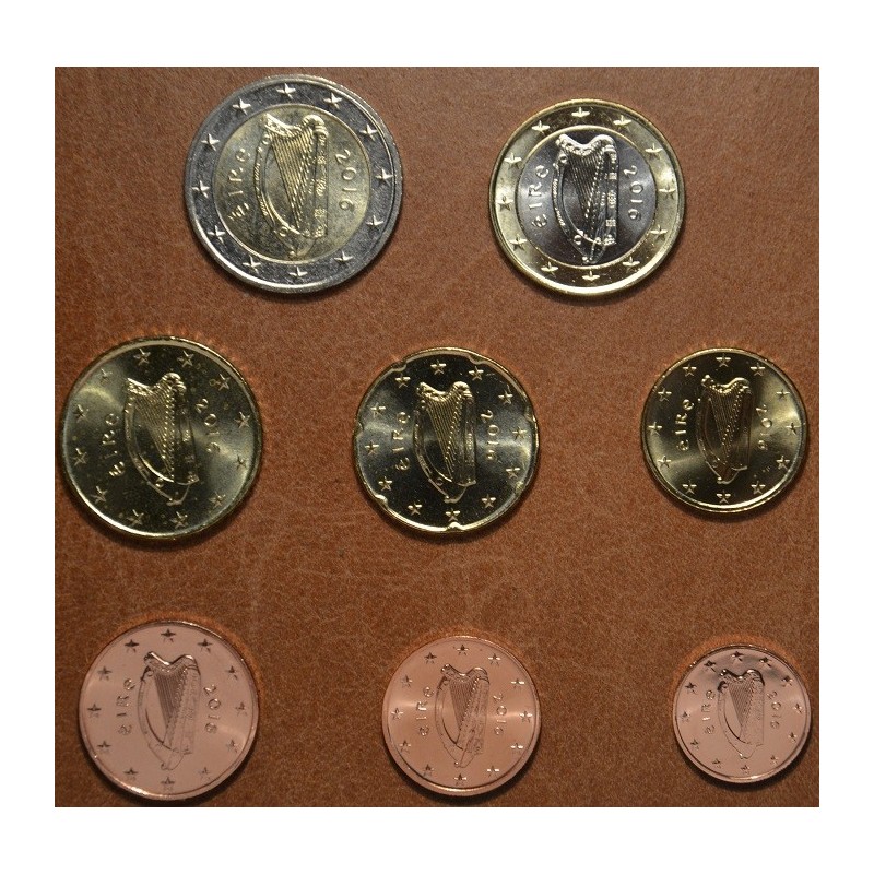 Euromince mince Sada 8 mincí Írsko 2016 (UNC)