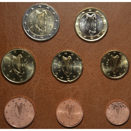 eurocoin eurocoins Set of 8 coins Ireland 2016 (UNC)